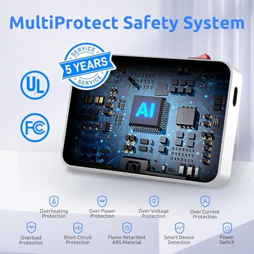 4-Port Charging Station for Multiple Devices, USB Charger Stations Multi-Device Organizer Charging Dock, Compatible with Cell Phones, iPads, Kindle Tablets, and Other Electronics (White) - Image 5