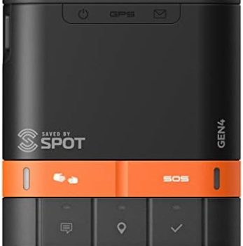 Spot Gen 4 Satellite GPS Messenger | Handheld Portable GPS Messenger for Hiking, Camping, Outdoor Activities | Globalstar Satellite Network Coverage | Subscription Applicable